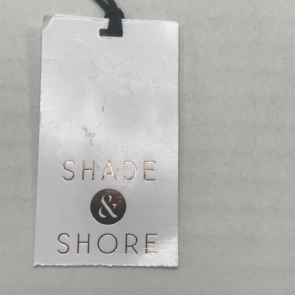 Shade And Shore Women's Size XL 16-18 Textured Square Neck Bralette Swim Green - Picture 3 of 16